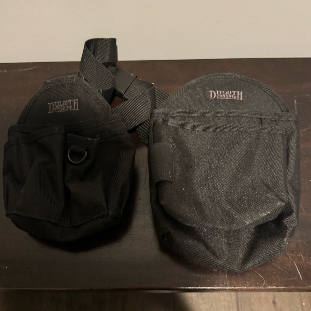 Duluth Trading Co Black Utility Belt Bags